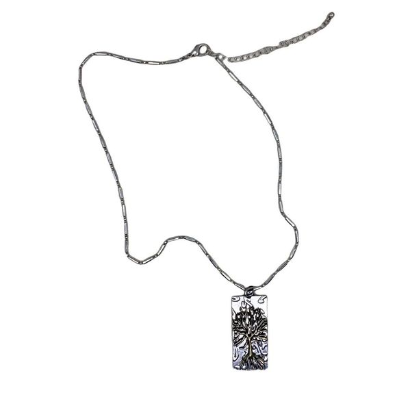 Silver Tone Tree of Life Pendant Necklace - 18” - Picture 2 of 2